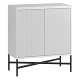 Hailey Home Brighton White 2-Shelf Office Cabinet