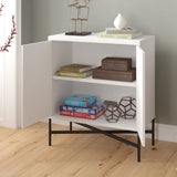 Hailey Home Brighton White 2-Shelf Office Cabinet