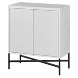 Hailey Home Brighton White 2-Shelf Office Cabinet