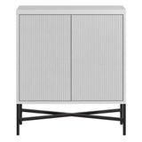 Hailey Home Brighton White 2-Shelf Office Cabinet