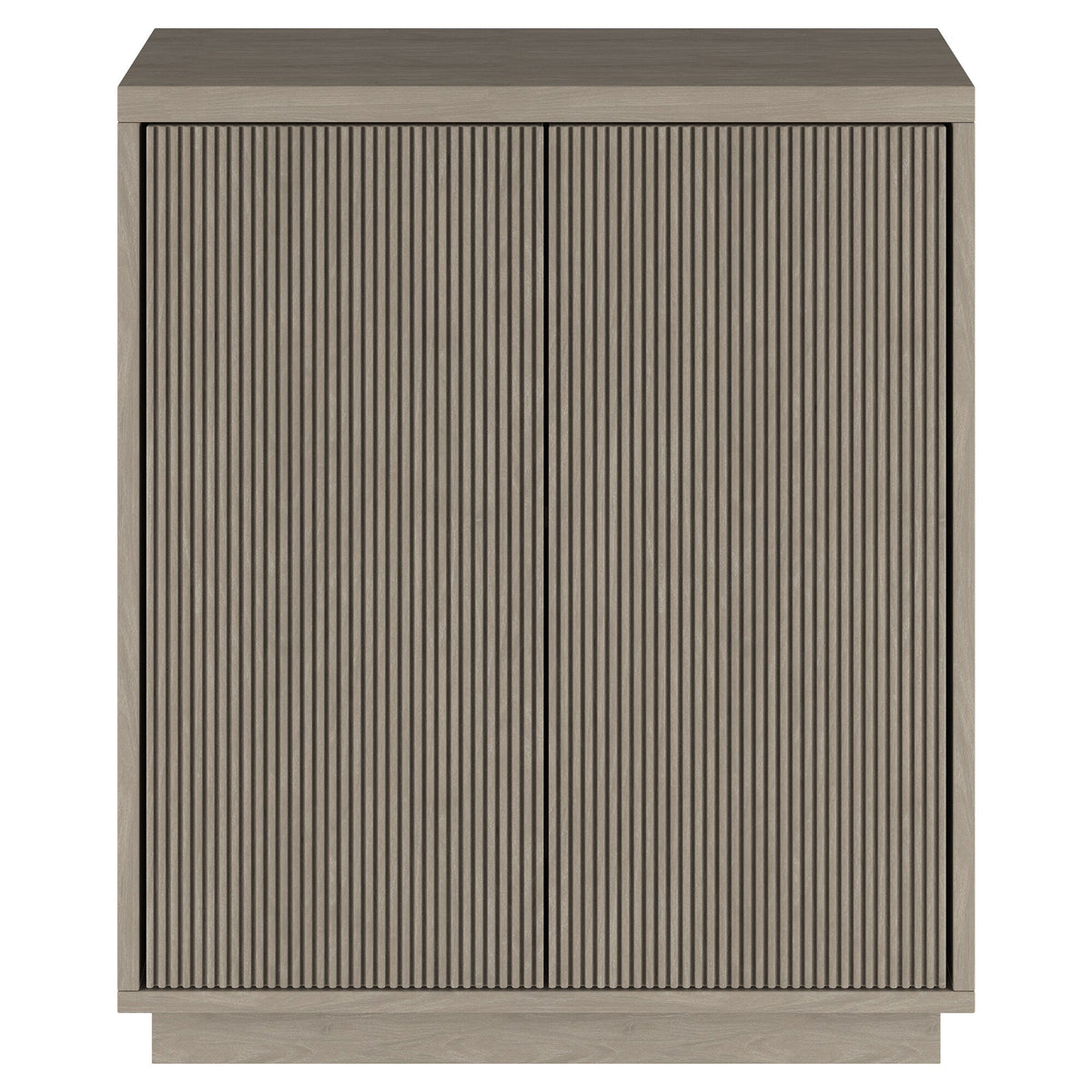Hailey Home Alston Antiqued Gray Oak 2-Shelf Office Cabinet