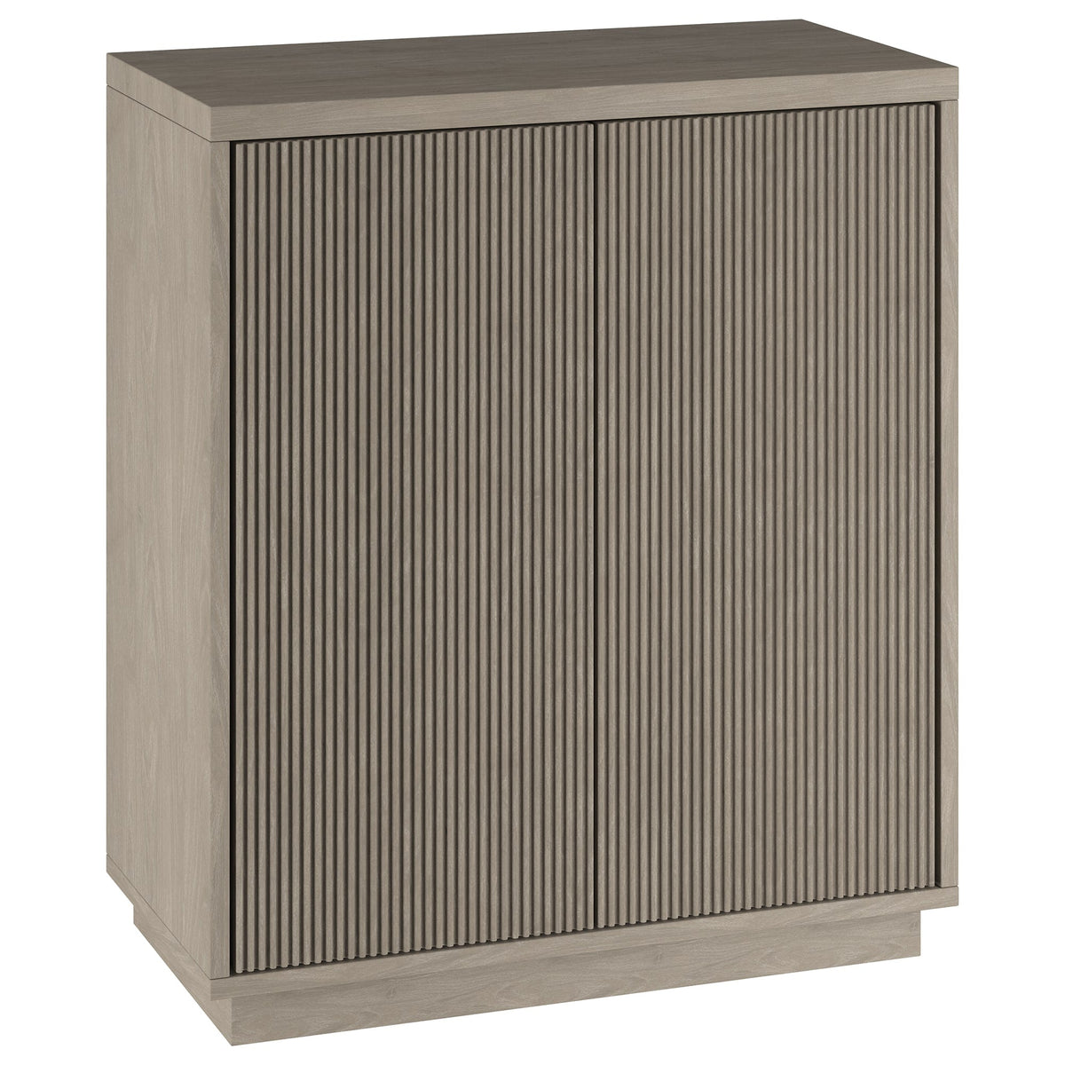 Hailey Home Alston Antiqued Gray Oak 2-Shelf Office Cabinet
