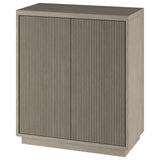 Hailey Home Alston Antiqued Gray Oak 2-Shelf Office Cabinet