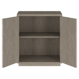 Hailey Home Alston Antiqued Gray Oak 2-Shelf Office Cabinet