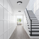 Project Source 2-Pack 13-in Bronze Modern/Contemporary Flush Mount Light