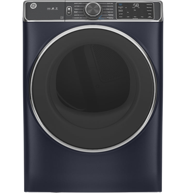 GE 7.8-cu ft Stackable Steam Cycle Electric Dryer (Sapphire Blue) ENERGY STAR