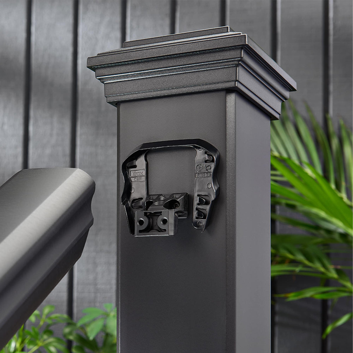 Trex 18.5-in x 6.625-in Transcend Charcoal Black Composite Stair Connector (36-Pack)
