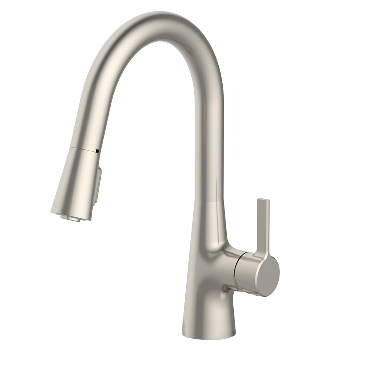 allen + roth Gillen Stainless Utility Faucet with Pulldown Sprayer