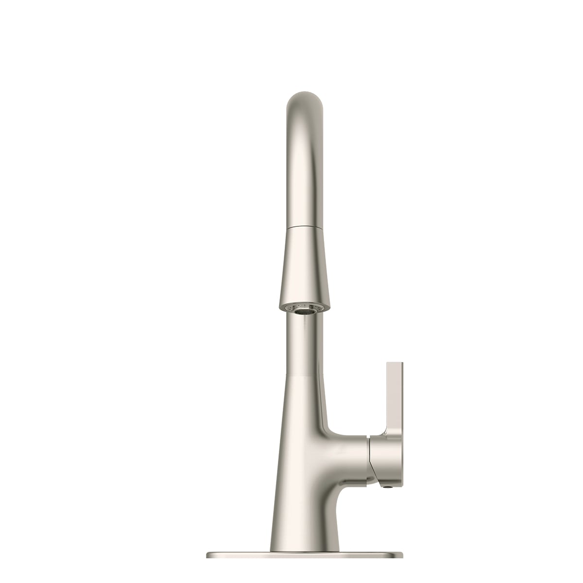 allen + roth Gillen Stainless Utility Faucet with Pulldown Sprayer