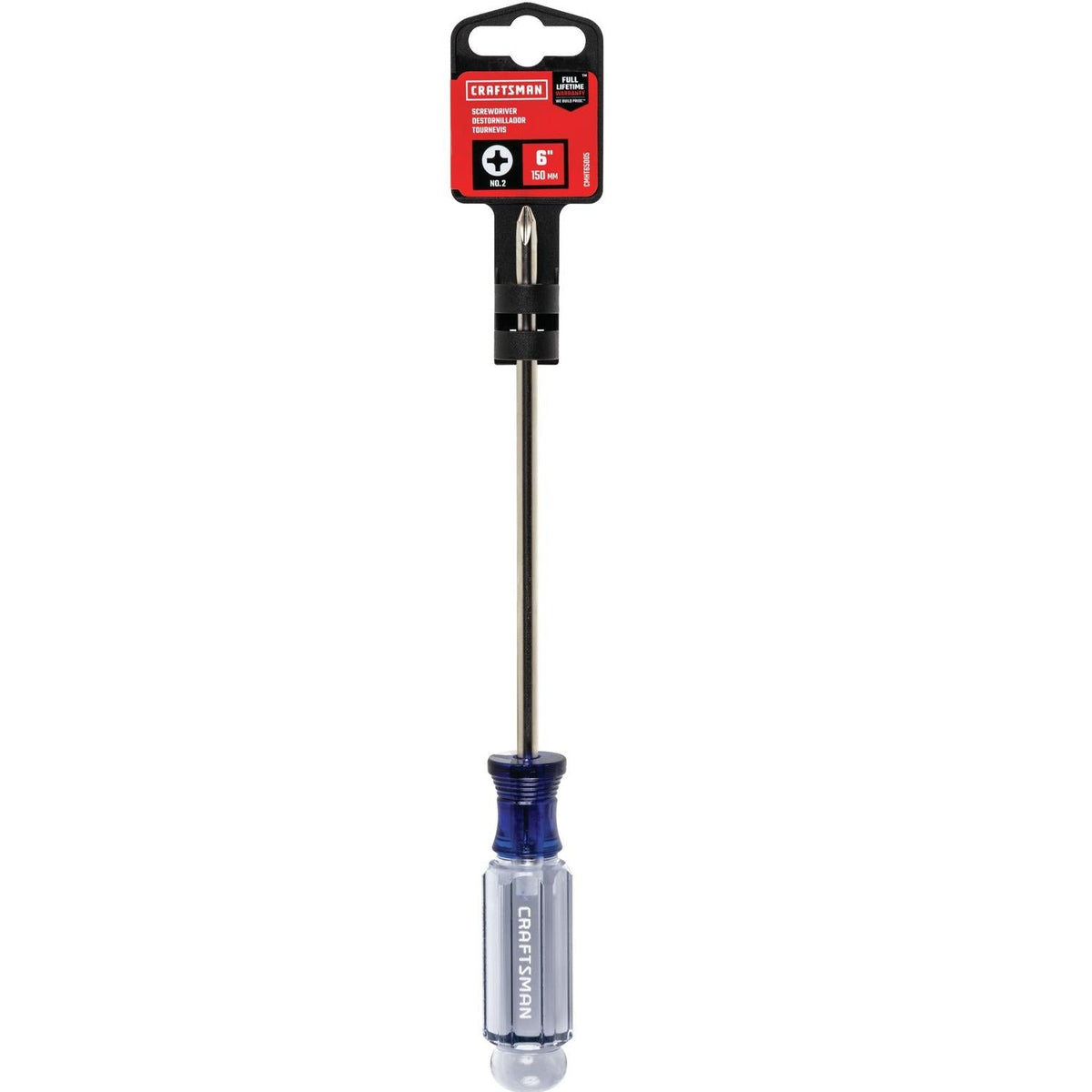 Craftsman No. 2 x 6 in. Phillips Screwdriver - Durable and Comfortable