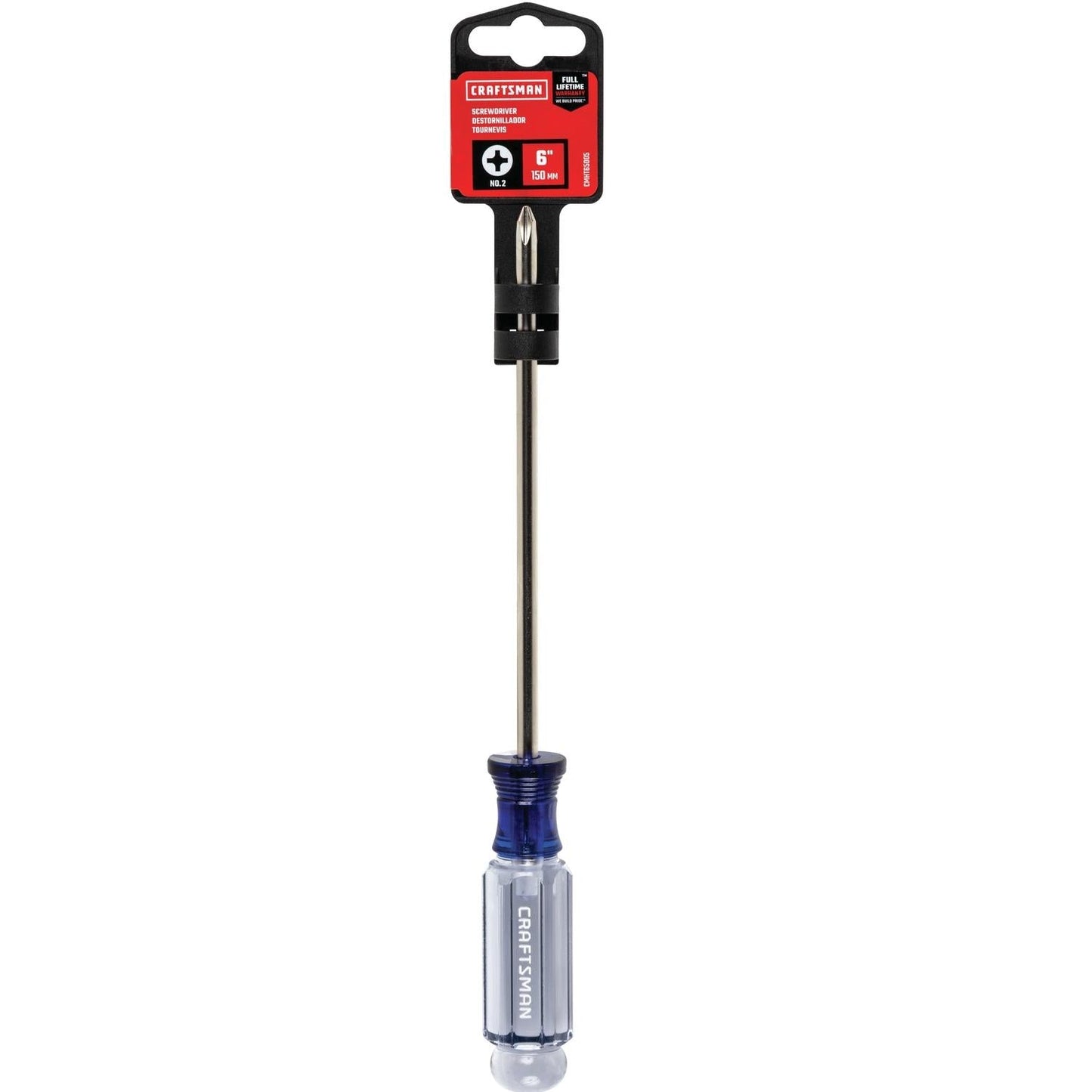 Craftsman No. 2 x 6 in. Phillips Screwdriver - Durable and Comfortable