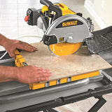 DEWALT 10-in 15-Amp Wet Bridge Sliding Table Tile Saw with Stand