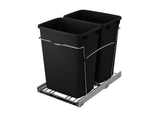 Rev-A-Shelf 35-Quart Plastic Soft Close Pull Out Trash Can