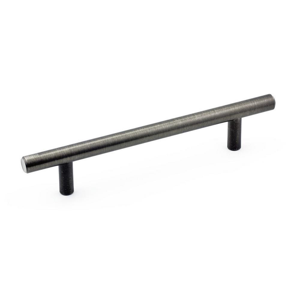 5-1/16 in. (128 mm) Center-to-Center Brushed Nickel Steel Contemporary Drawer Pull - Super Arbor