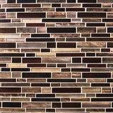 MSI Artista Interlocking 12 in. x 12 in. x 8 mm Glass Mesh-Mounted Mosaic Wall Tile (10 sq. ft. / case)