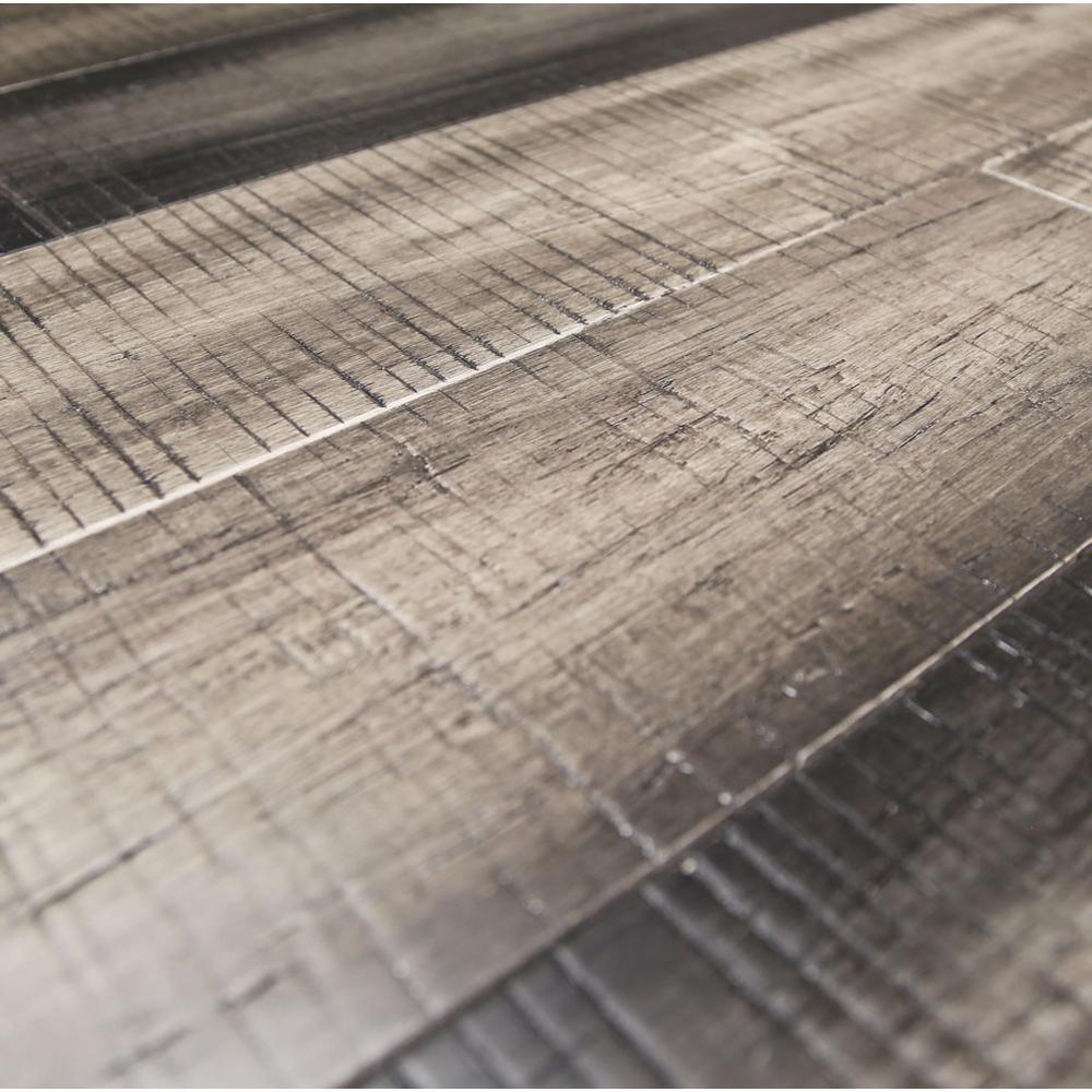 Islander Dovetail Gray .33 in. T x 5.12 in. W x 36.22 in. Length Engineered Rigid Core Bamboo Flooring (10.3 sq. ft. / case) - Super Arbor