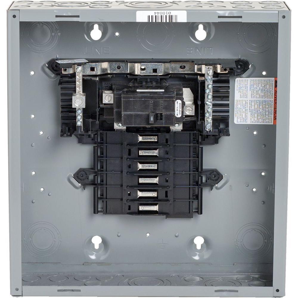 QO 100 Amp 12-Space 12-Circuit Indoor Main Breaker Load Center with Cover - Super Arbor