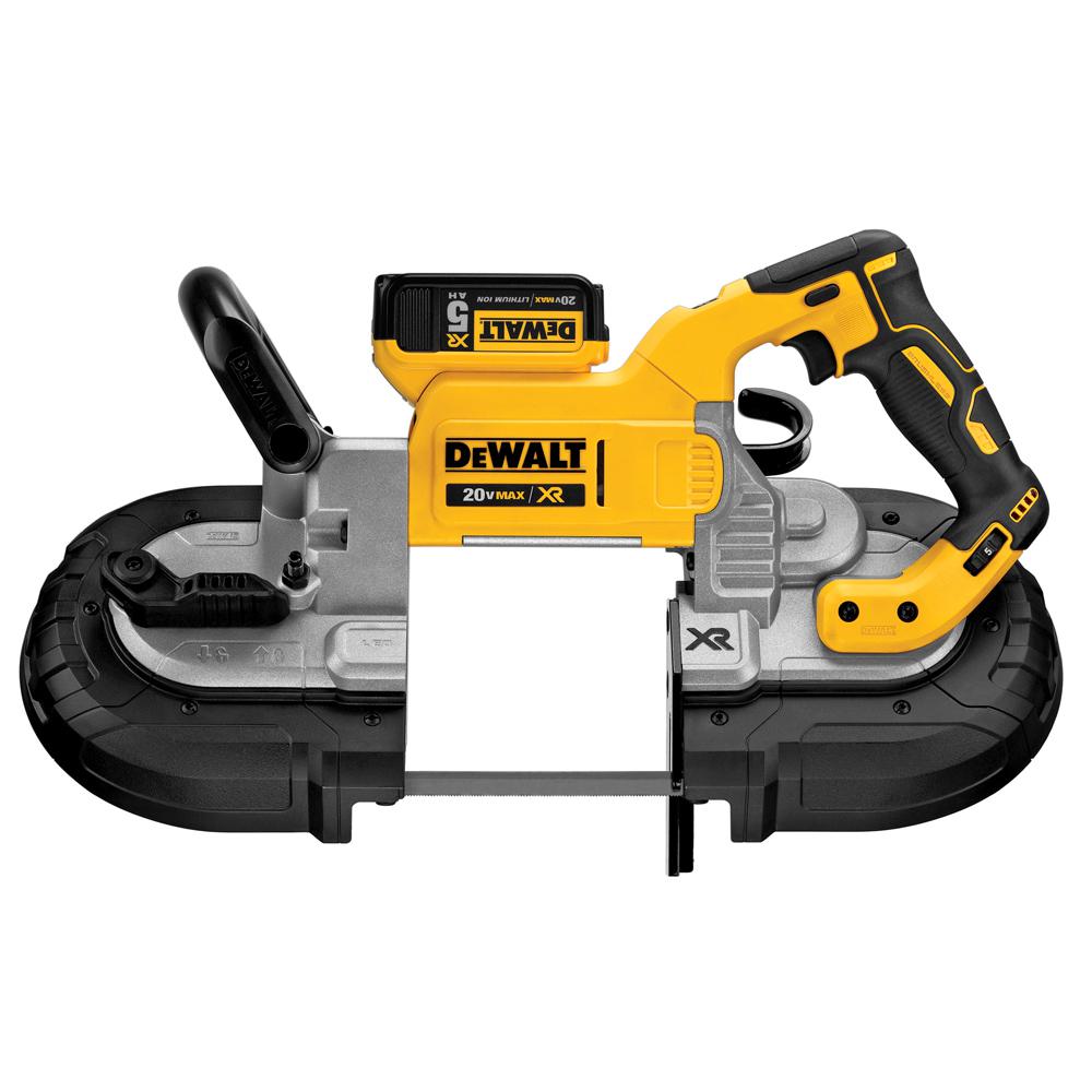 20-Volt MAX Lithium-Ion Cordless Brushless Deep Cut Band Saw w/ (2) Batteries 5Ah, Charger and Bonus Battery Pack 5Ah - Super Arbor