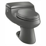 San Raphael Comfort Height 1-piece 1 GPF Single Flush Elongated Toilet in Sandbar, Seat Included - Super Arbor