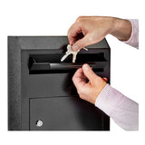 Black Heavy-Duty Secured Safe Drop Box - Super Arbor
