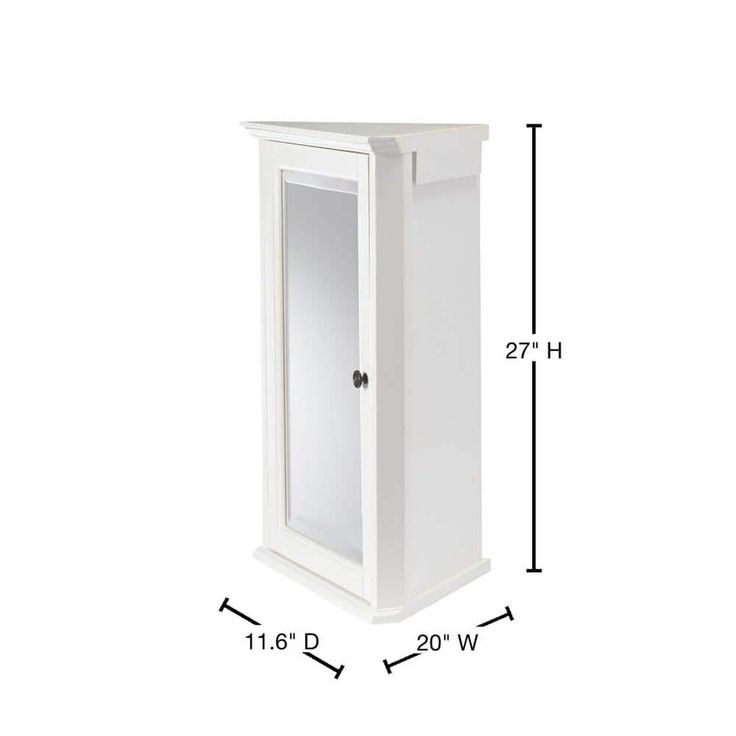 Home Decorators Collection Hamilton 20 in. W x 27 in. H Rectangular Medicine Cabinet with Mirror