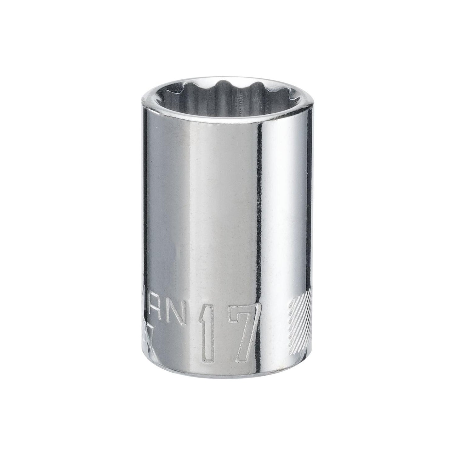 Craftsman 17 mm Metric Shallow Socket - 1/2 in. Drive, 12 Point