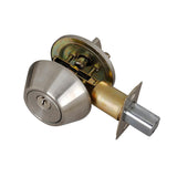 Stainless Steel Entry Door Lock Single Cylinder Deadbolt with 6 KW1 Keys (3-Pack, Keyed Alike) - Super Arbor
