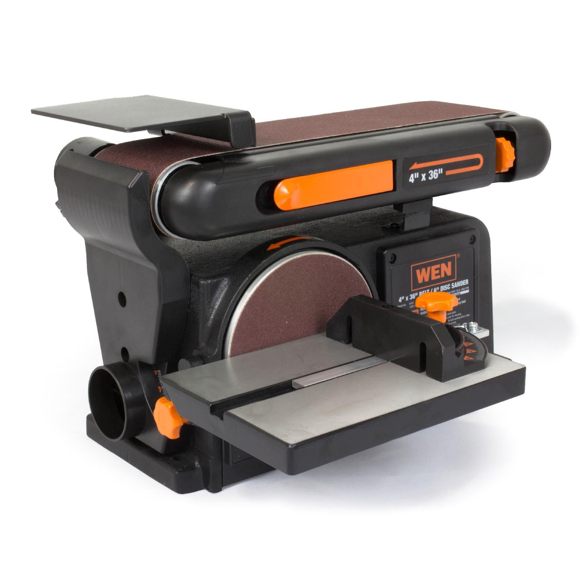 WEN 4.3-Amp 4 x 36 in. Belt and 6 in. Disc Benchtop Sander (Model 6502T)