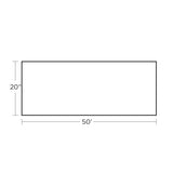 Union Corrugating 20-in x 50-ft Silver Galvanized Steel Roll Flashing