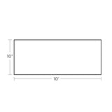 Union Corrugating 10-in x 10-ft Brown Aluminum Roll Flashing