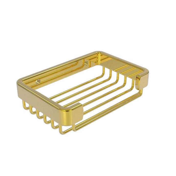 Allied Brass 3.1-in H Screw Mount Solid Brass Polished Brass Hanging Shower Caddy