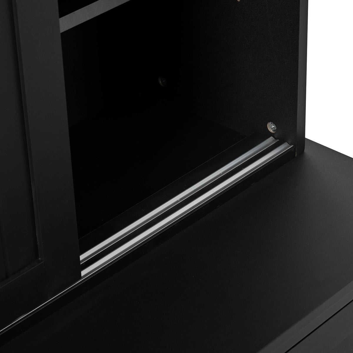 Yiekholo Casual 35.4-in Black Wood Hall Tree