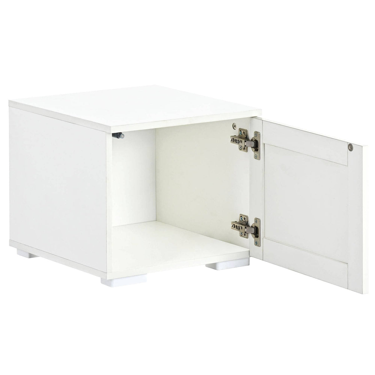 Yiekholo Modern/Contemporary White Tv Cabinet (Accommodates TVs up to 80-in)
