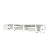Yiekholo Modern/Contemporary White Tv Cabinet (Accommodates TVs up to 80-in)