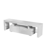 Yiekholo Modern/Contemporary White Tv Cabinet (Accommodates TVs up to 65-in)