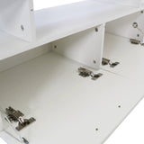 Yiekholo Modern/Contemporary White Tv Cabinet (Accommodates TVs up to 65-in)