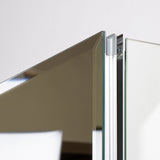 Forclover MA 30-in x 26-in Surface/Recessed Mount Silver Mirrored Soft Close Medicine Cabinet