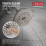 Delta Flynn Stainless 1-Handle Bathtub and Shower Faucet with Valve