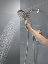 Delta Nura Stainless 1-Handle In2ition Shower Faucet with Valve, 6.5-in Round Head