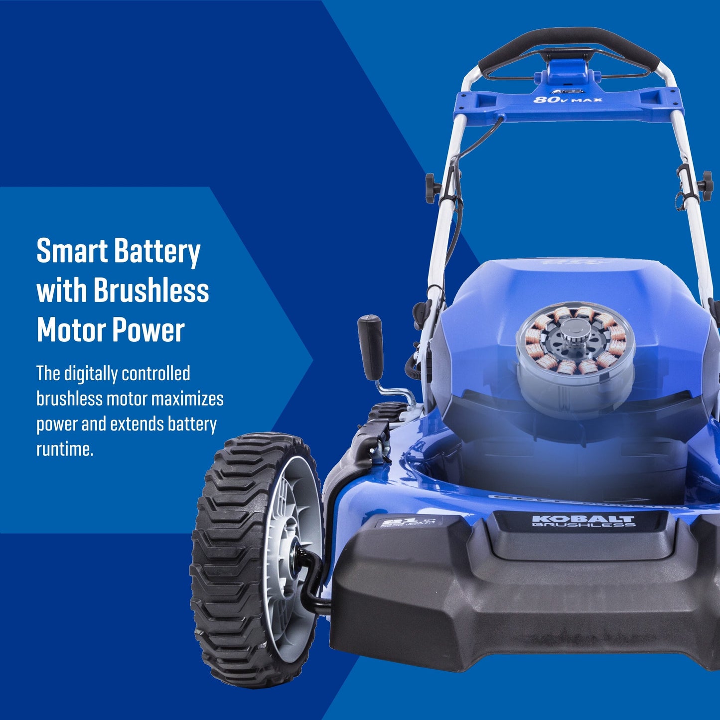 Kobalt 80-volt Max Brushless Lithium Ion Push 21-in Cordless Electric Lawn Mower
