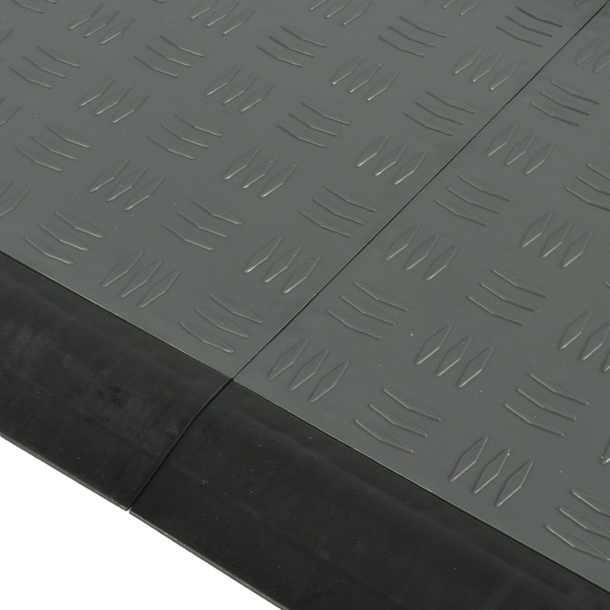Greatmats 2.375-in W x 12.125-in L x 0.625-in T Interlocking PVC Plastic Gym Floor Tile (1.6-sq ft) (8-Pack)