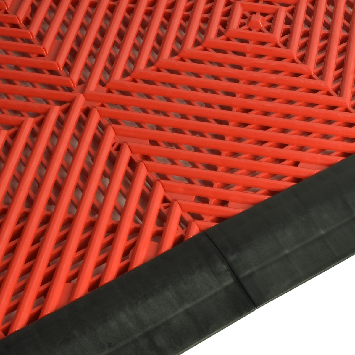 Greatmats 2.375-in W x 12.125-in L x 0.625-in T Interlocking PVC Plastic Gym Floor Tile (1.6-sq ft) (8-Pack)