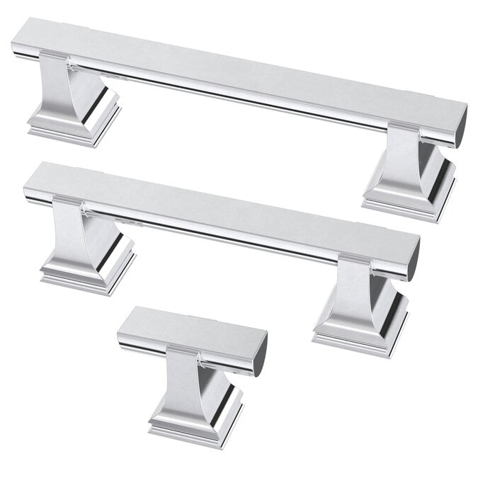Brainerd Classic Footed (96mm) Center to Center Rectangular Bail/Drop Drawer Pull