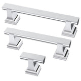 Brainerd Classic Footed (96mm) Center to Center Rectangular Bail/Drop Drawer Pull