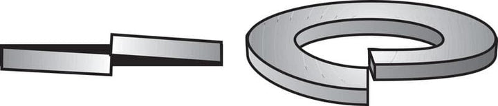 Hillman 1/4 in. Stainless Steel Split Lock Washer, 100-Pack