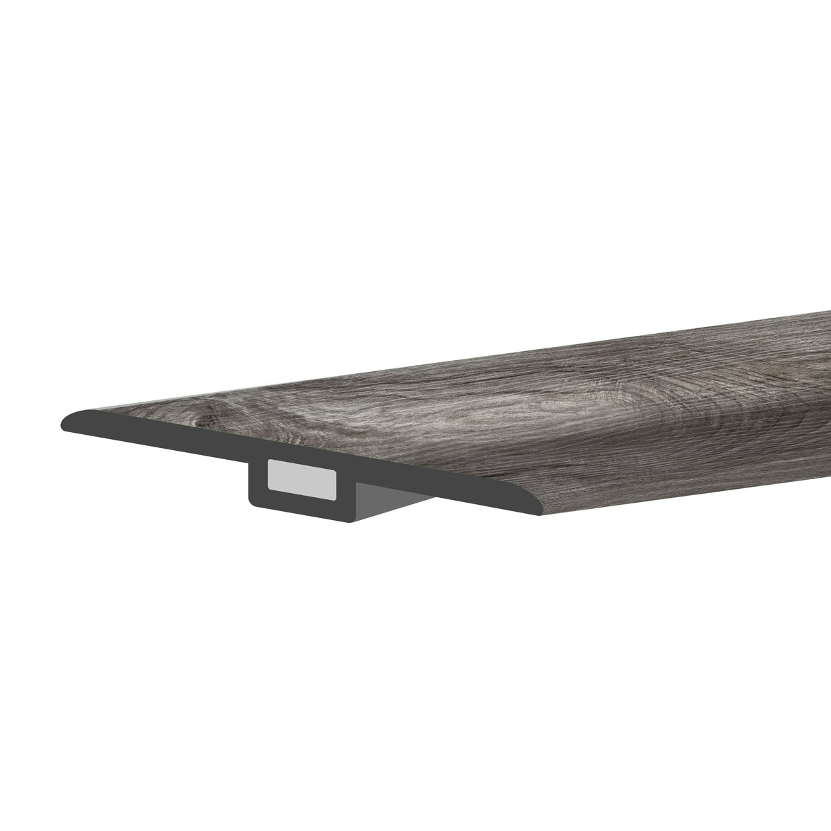 Lucida USA Harbor Gray 2-in T x 3-in W x 48-in L Vinyl Floor T-moulding