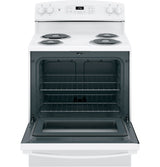 GE 30-in 4-Element 5.0-cu ft Self-Cleaning Freestanding Electric Range (White)