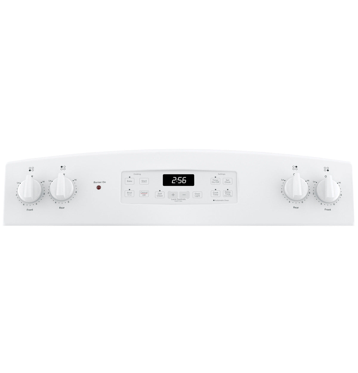 GE 30-in 4-Element 5.0-cu ft Self-Cleaning Freestanding Electric Range (White)