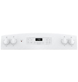 GE 30-in 4-Element 5.0-cu ft Self-Cleaning Freestanding Electric Range (White)