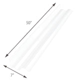 SUNTUF 5-Pack 7-in x 50-in Clear Plastic Roof Panel Ridge Caps